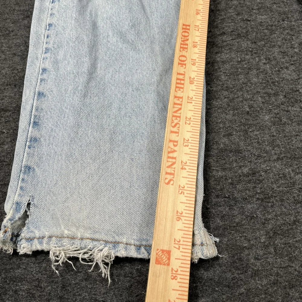 Vintage Orange Tab Levi's 550 Tapered Leg Jeans Men 36x30 Blue Denim Light Wash